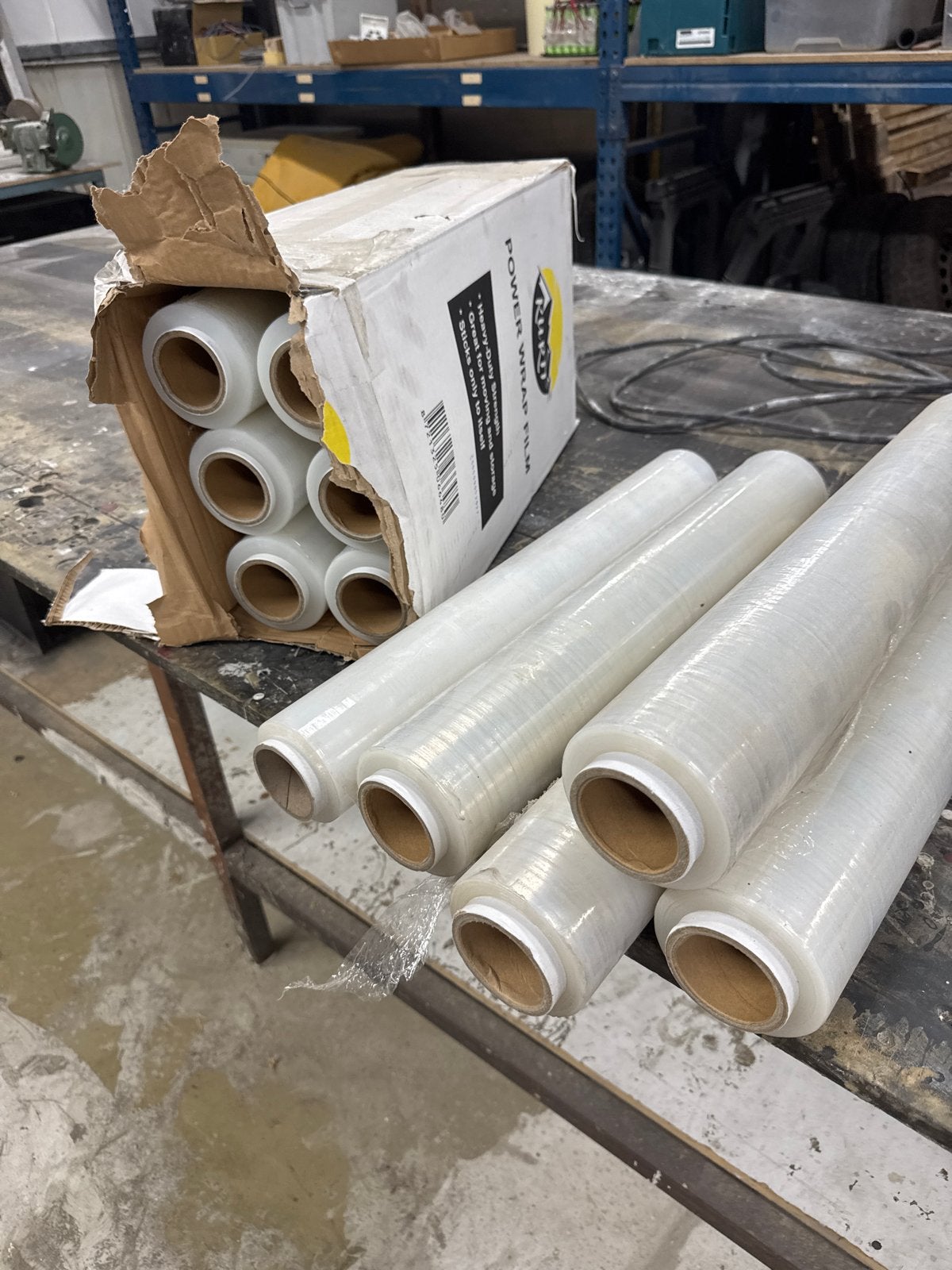 Nieuwe rollen Power Wrap Film - Heavy Duty krimpfolie, Ophalen of Verzenden, Nieuw, 15 m² of meer, Folie