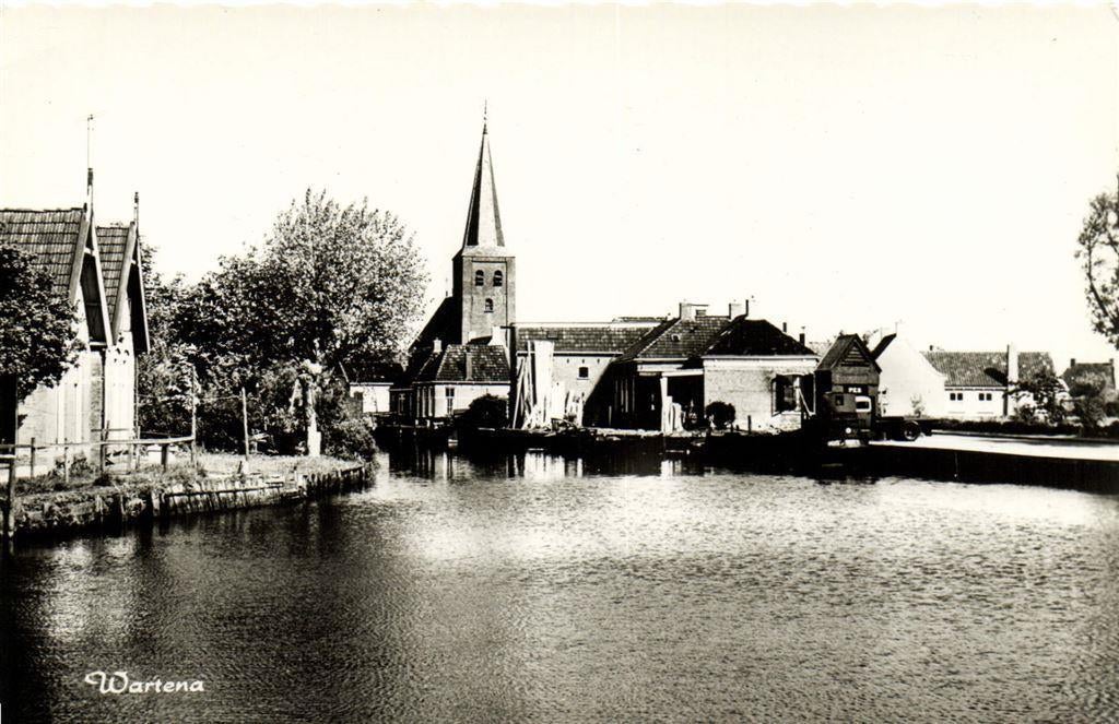 Wartena - gezicht op - ongelopen, Ophalen of Verzenden, Voor 1920, Ongelopen, Noord-Brabant