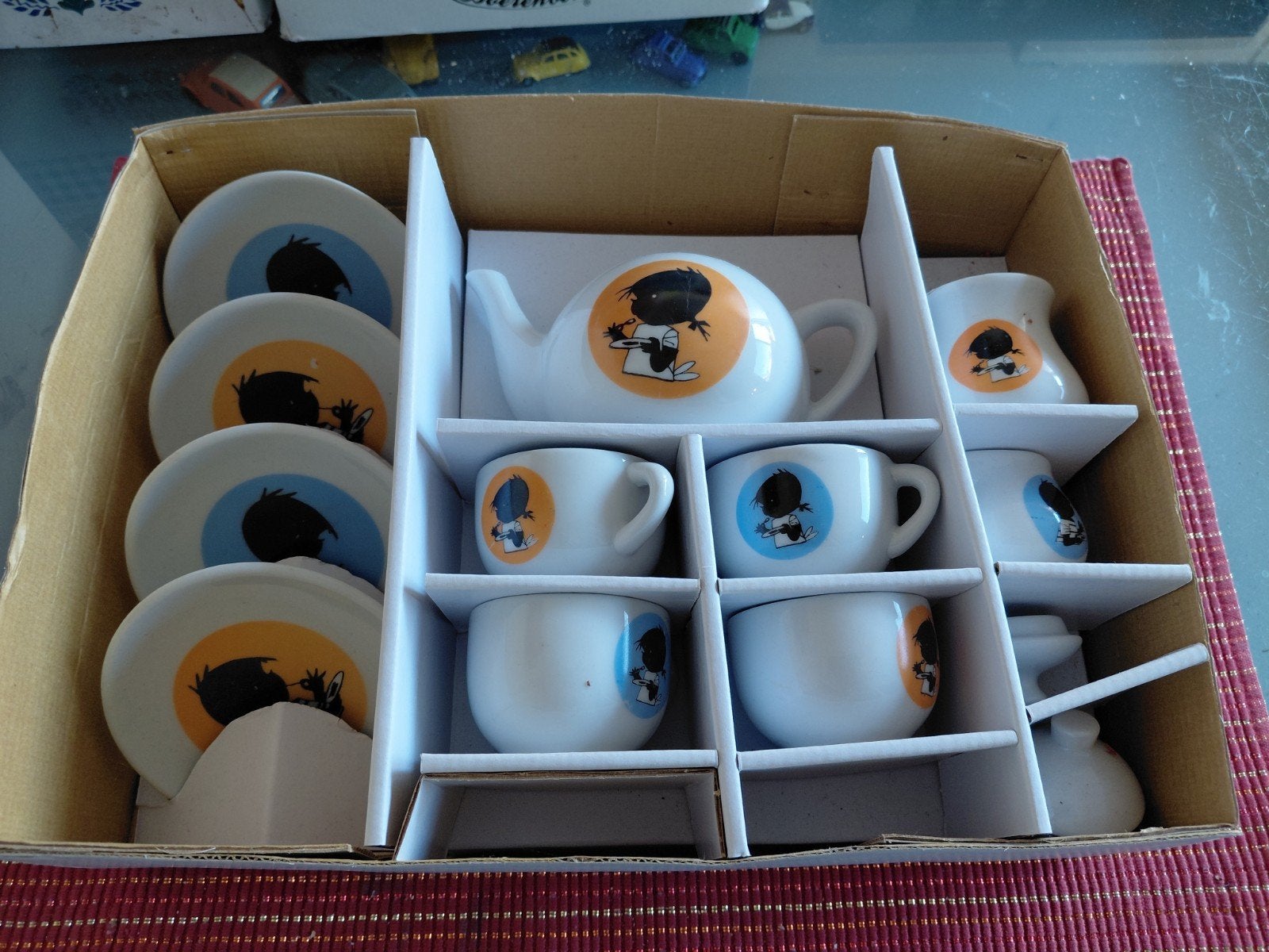 Vintage HEMA Porseleinen Jip en Janneke Kinderservies 13-del, Antiek en Kunst, Ophalen of Verzenden