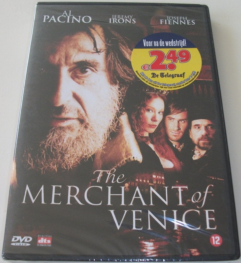 Dvd *** MERCHANT OF VENICE *** Verfilming *NIEUW*, Vanaf 12 jaar, Ophalen of Verzenden, Nieuw in verpakking, Historisch of Kostuumdrama