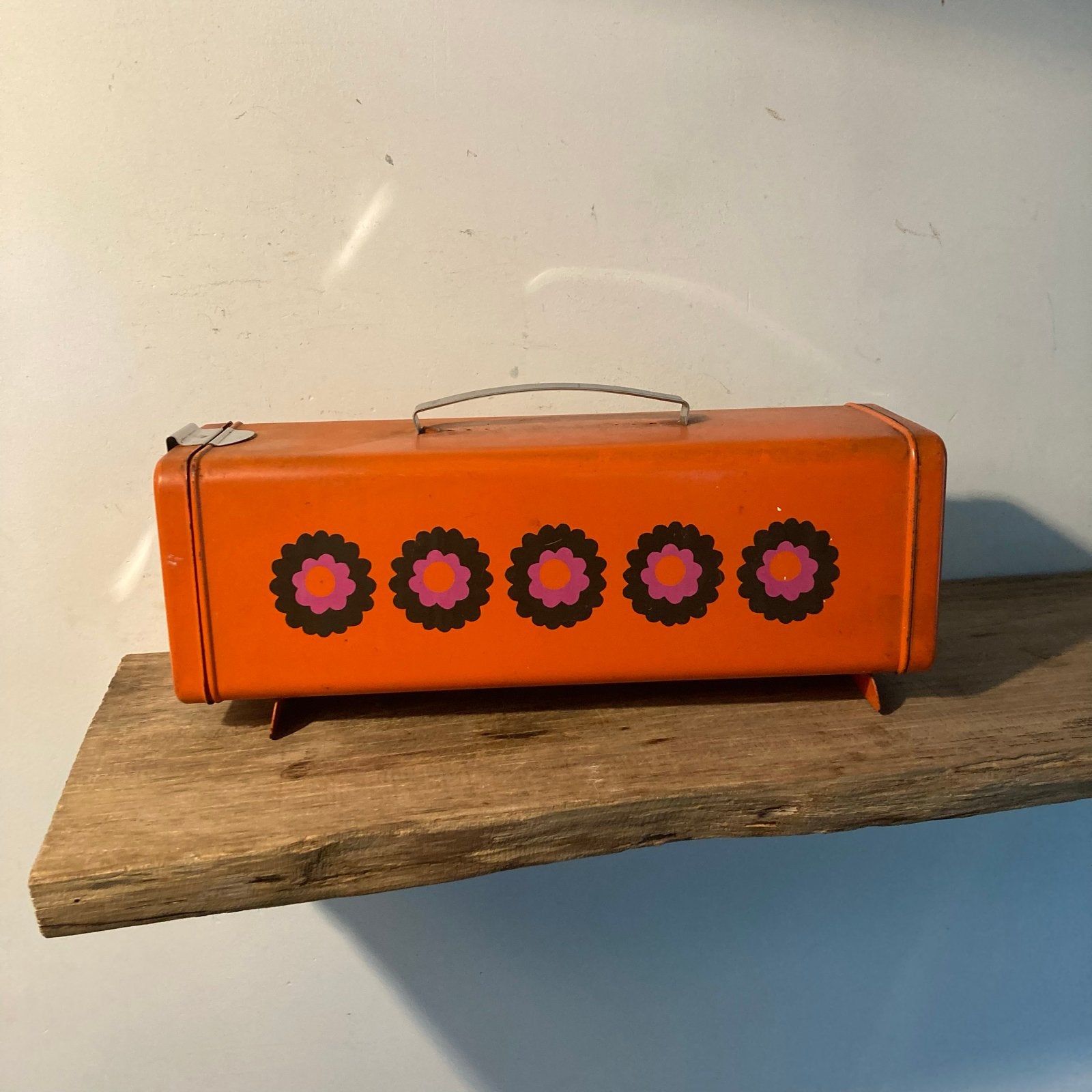 Vintage Brabantia Patrice ontbijtkoekblik jaren '70, Ophalen of Verzenden