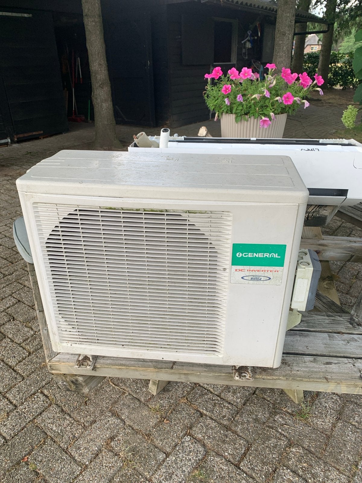 Airco! General DC Inverter Wandairco - 3,5kw 2016, Ophalen, Gebruikt, Minder dan 60 m³, 3 snelheden of meer