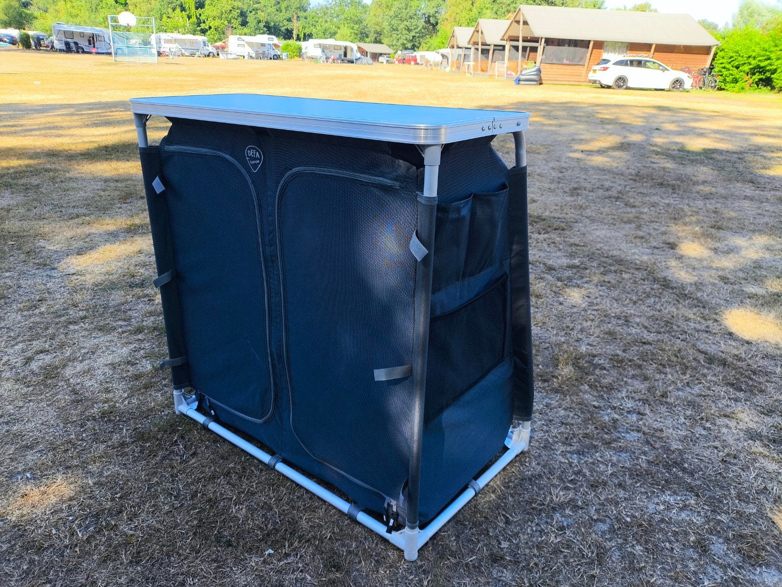 Defa Europe schuine kast. opvouwbare kast. kampeerkast, Caravans en Kamperen, Ophalen