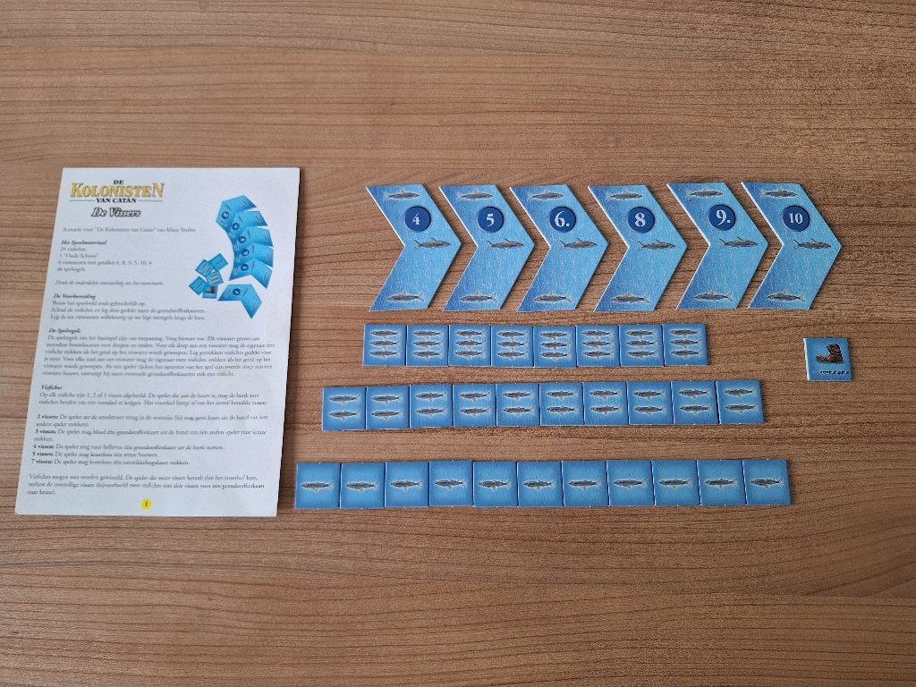 Kolonisten van Catan Uitbreiding "De Vissers", Ophalen of Verzenden, Zo goed als nieuw