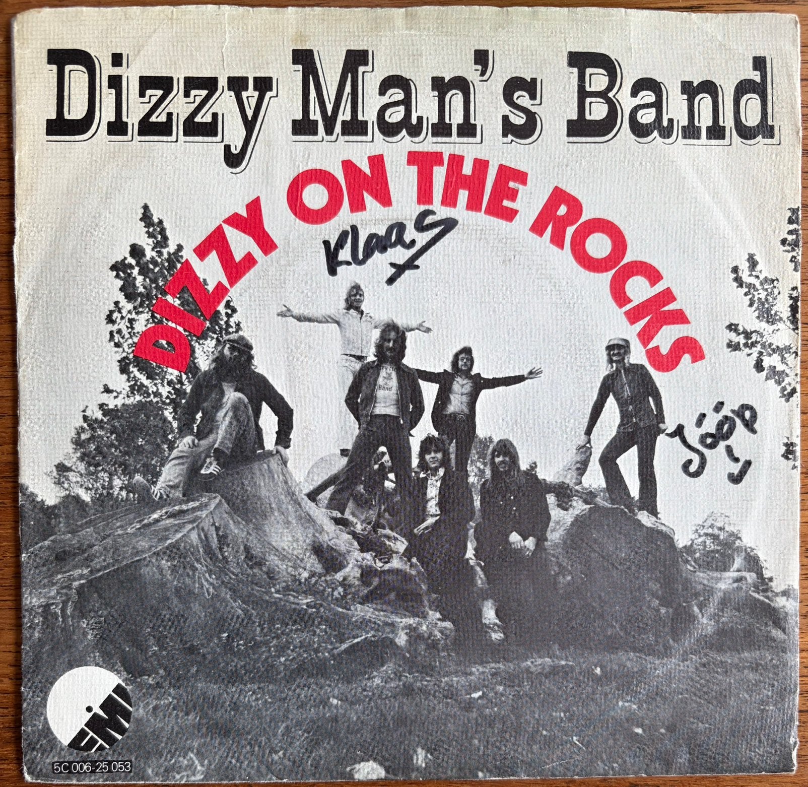 Nederpop single Dizzy Man’s Band GESIGNEERD!, Ophalen of Verzenden, 7 inch