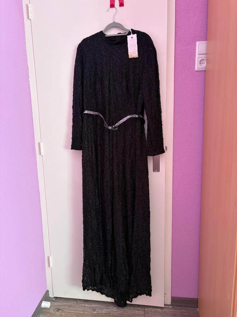 Avondjurk/galajurk/abiye maat 52/54, Galajurk, Zwart, Maat 46/48 (XL) of groter, Nieuw