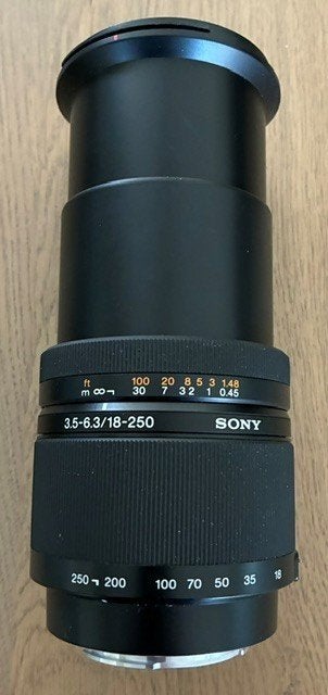 Sony alpha 350 DSLR, Audio, Tv en Foto, Fotografie | Lenzen en Objectieven, Ophalen of Verzenden, Zo goed als nieuw, Telelens