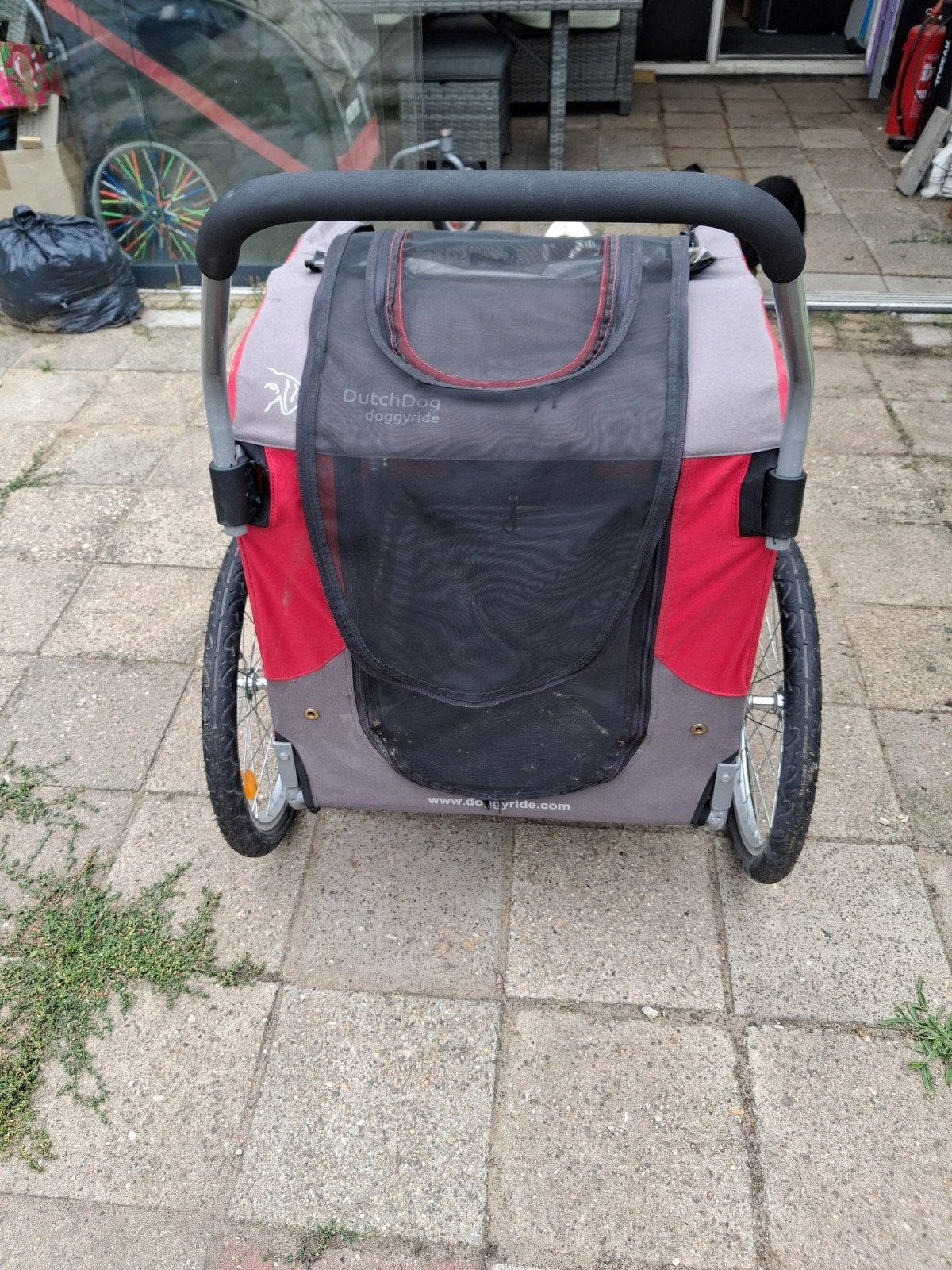 Hondenkar DutchDog Doggyride - kan niet achter de fiets, Ophalen, DutchDog Doggyride, Gebruikt, Opvouwbaar