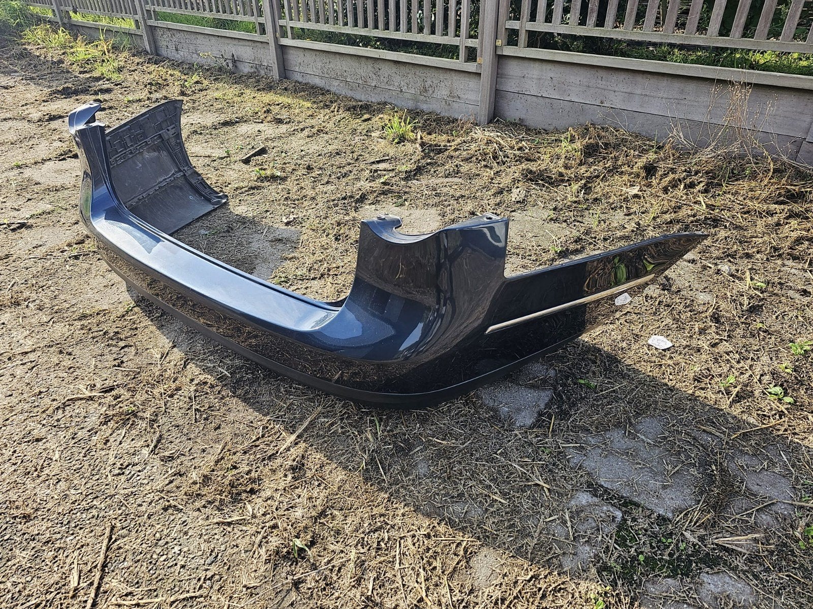 achterbumper passat B6 3C station LC5F blauw-grijs, Ophalen, Achter, Bumper