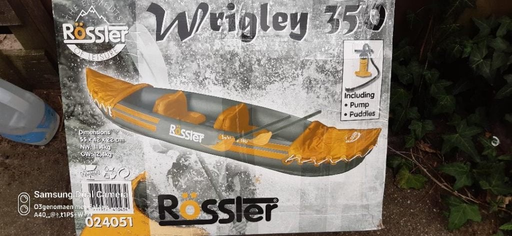 kano 2pers, Watersport en Boten, Ophalen, Opblaasbaar, Twee personen, Zo goed als nieuw