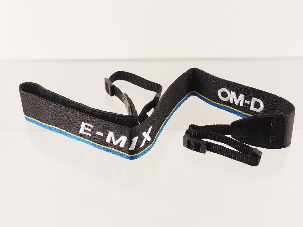 NIEUWE ORIGINELE DRAAGRIEM voor/met opdruk Olympus E-M1x, Audio, Tv en Foto, Fotocamera's Digitaal, Ophalen of Verzenden, Nieuw