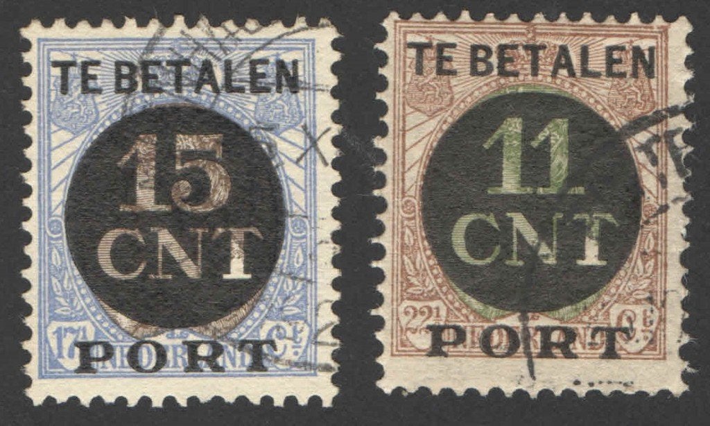Nederland Postpakketverrekenzegels 1/2 gestempeld 1924, Ophalen of Verzenden, T/m 1940, Gestempeld