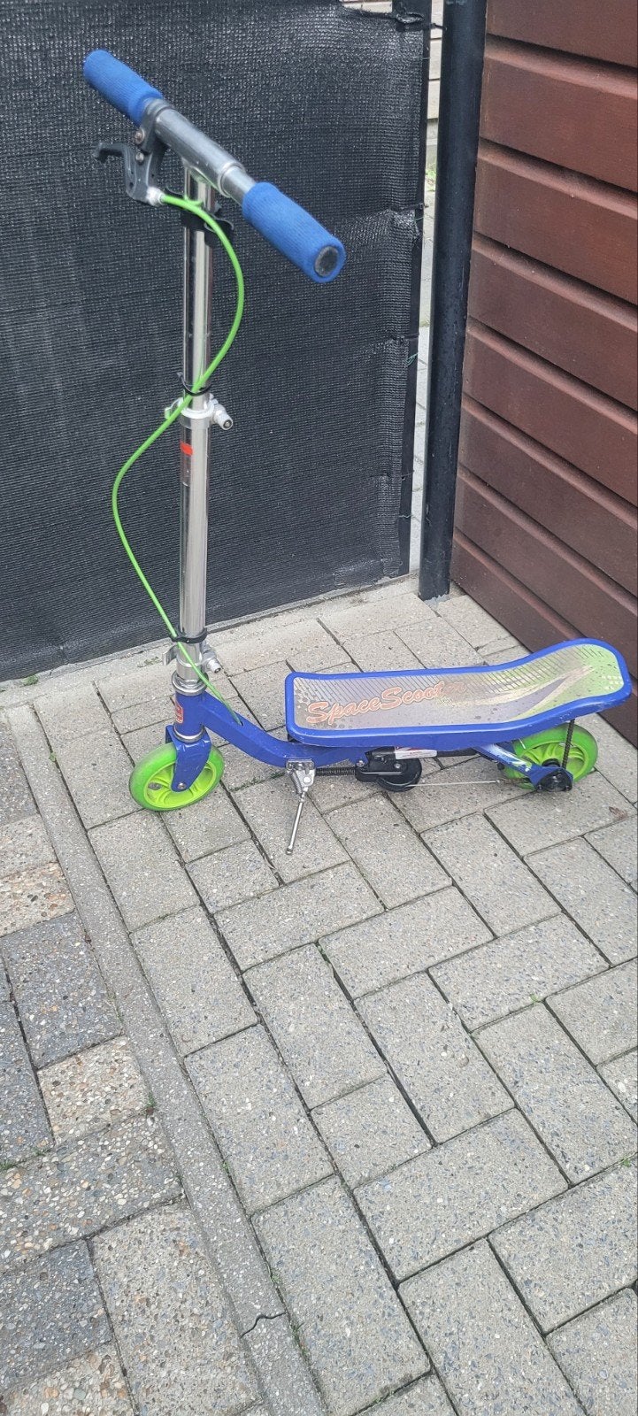 Space Scooter - Blauw/Groen - Gebruikt, Ophalen, Gebruikt, Gewone step, Space Scooter