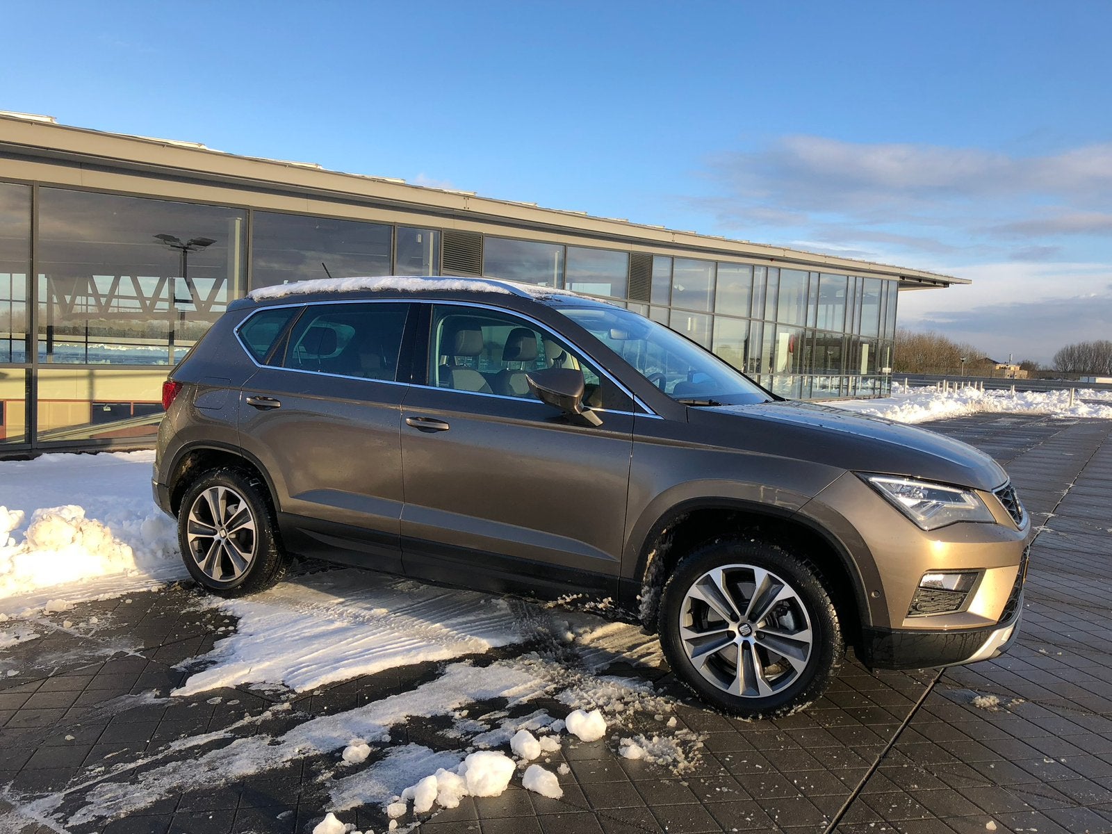 Originele SEAT Ateca wielen incl. winterbanden.  4X, Auto-onderdelen, Ophalen, Banden en Velgen, 17 inch, Winterbanden