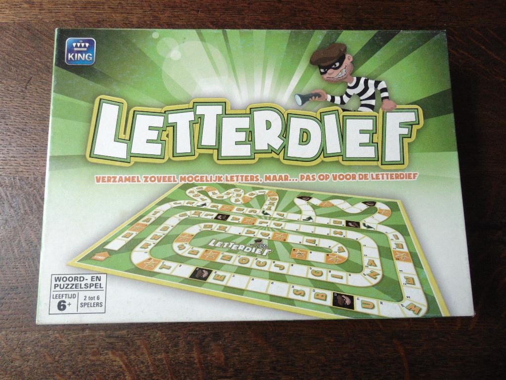 Letterdief Spel van King, Een of twee spelers, Ophalen of Verzenden, Zo goed als nieuw, KING