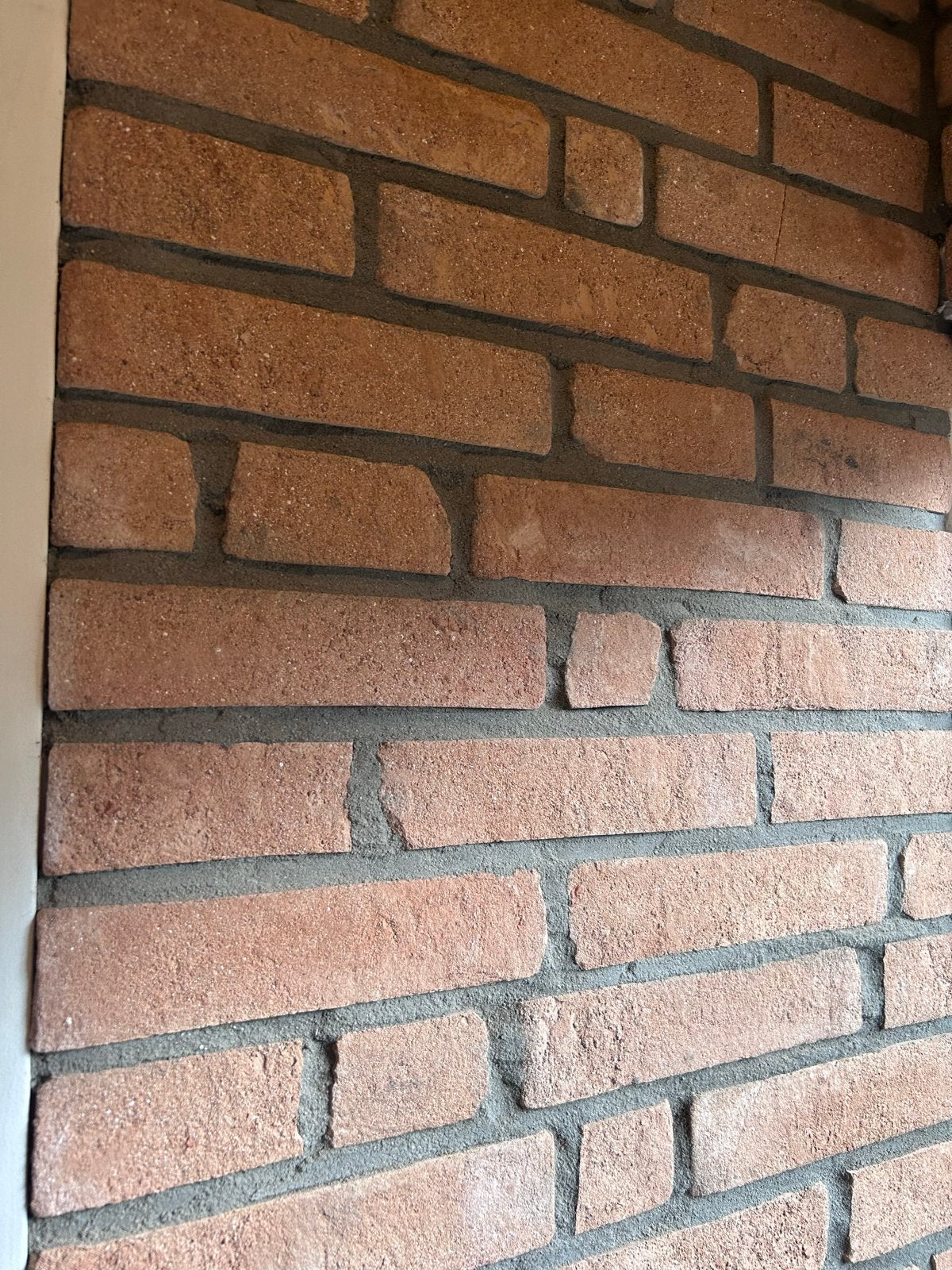 Mooie rode bakstenen steenstrips voor diverse projecten, Ophalen of Verzenden, Gebruikt, Bakstenen