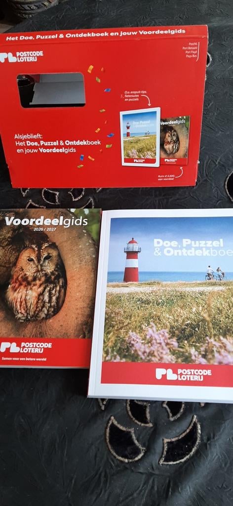 Boeken postcode loterij 2026., Spelcomputers en Games, Ophalen of Verzenden, Zo goed als nieuw, Overige modellen