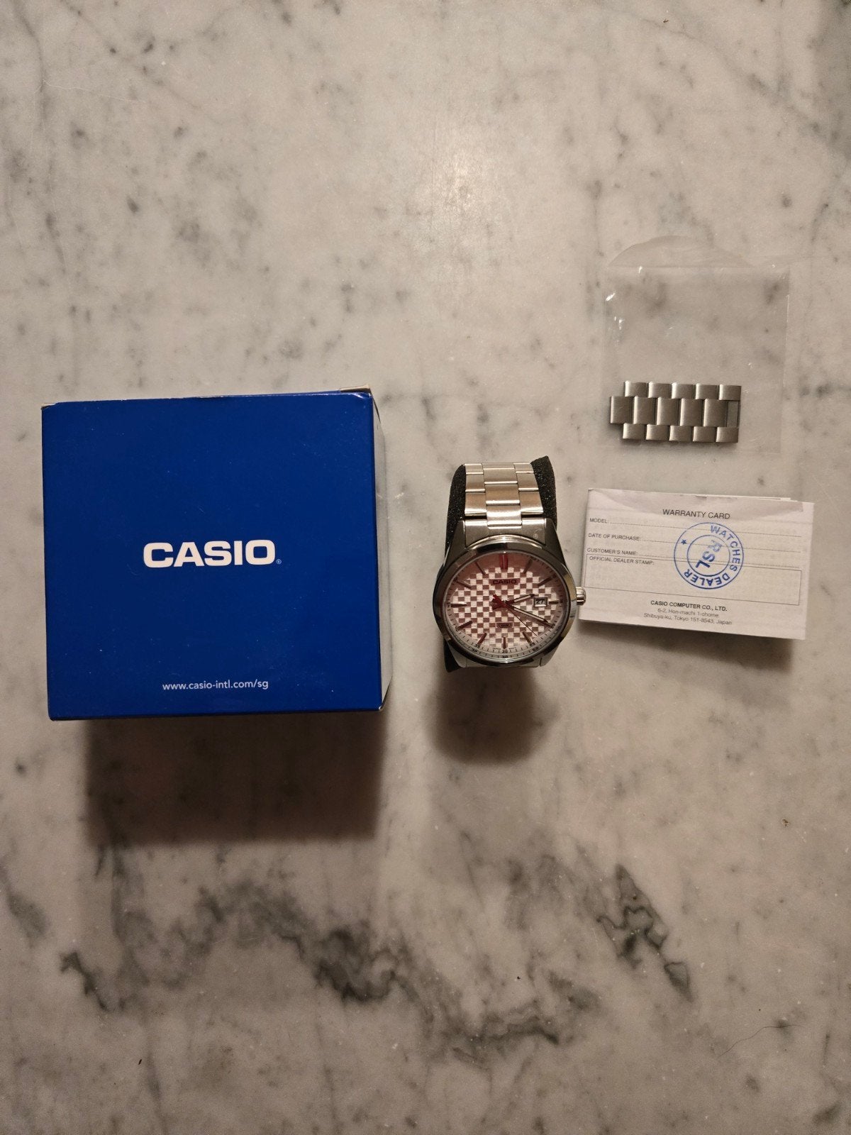 Casio "MTP-VD03" (5058), Staal, Polshorloge, Ophalen of Verzenden, Zo goed als nieuw