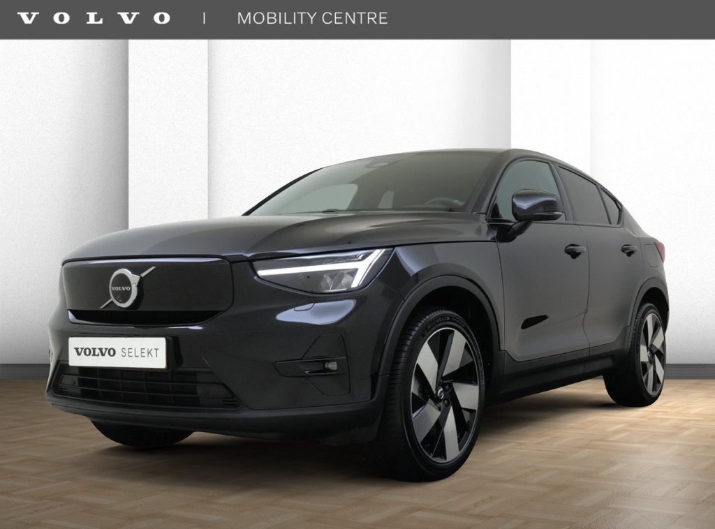 Volvo C40 Extended Ult. 82 kWh | Panodak | Stoelgeheugen |, 82 kWh, Automatische klimaatregeling, Zwart, 420 min