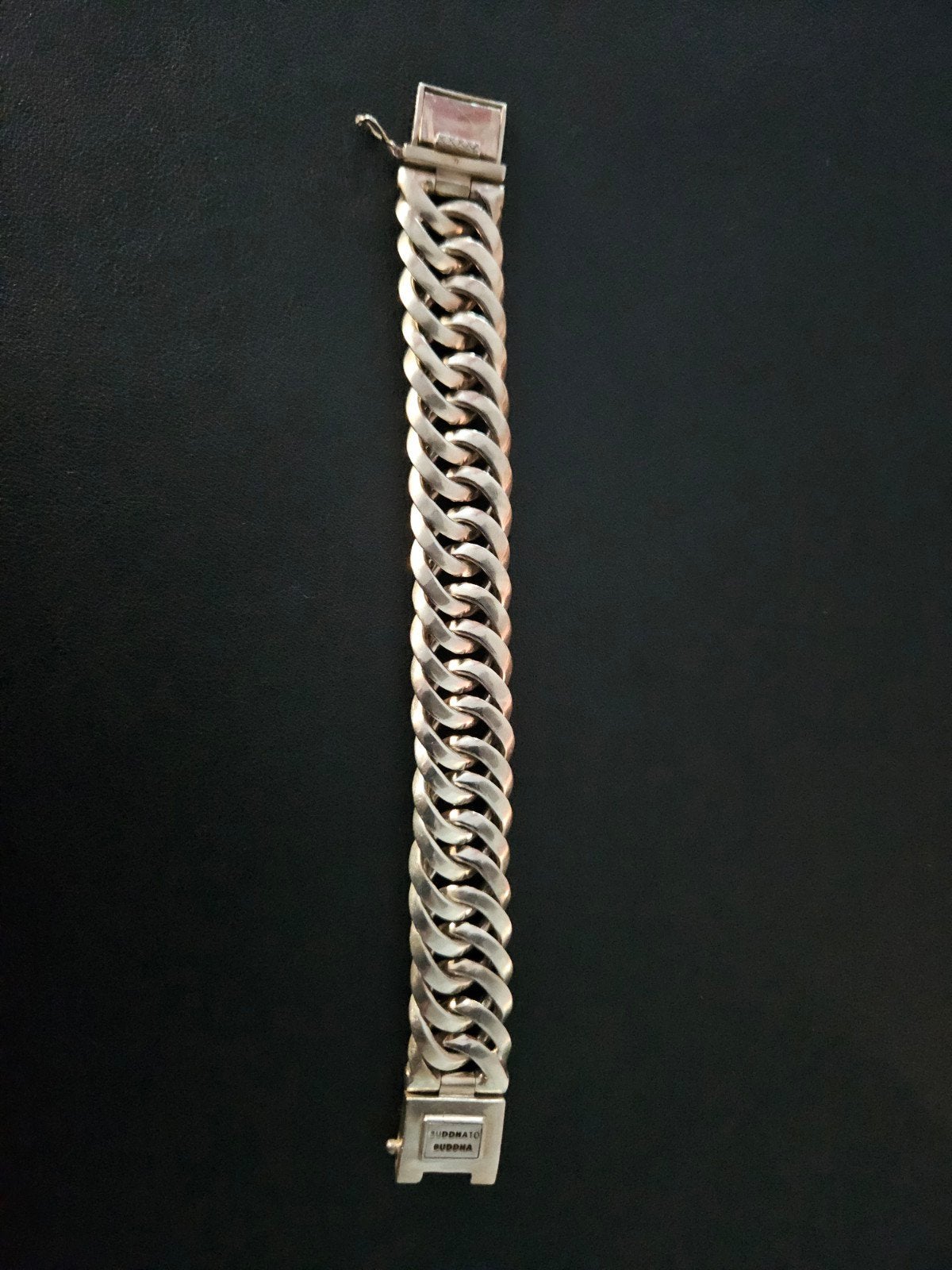 Buddha to Buddha Chain Big Unisex Zilver 21 cm F, Sieraden, Tassen en Uiterlijk, Armbanden, Ophalen of Verzenden, Zo goed als nieuw