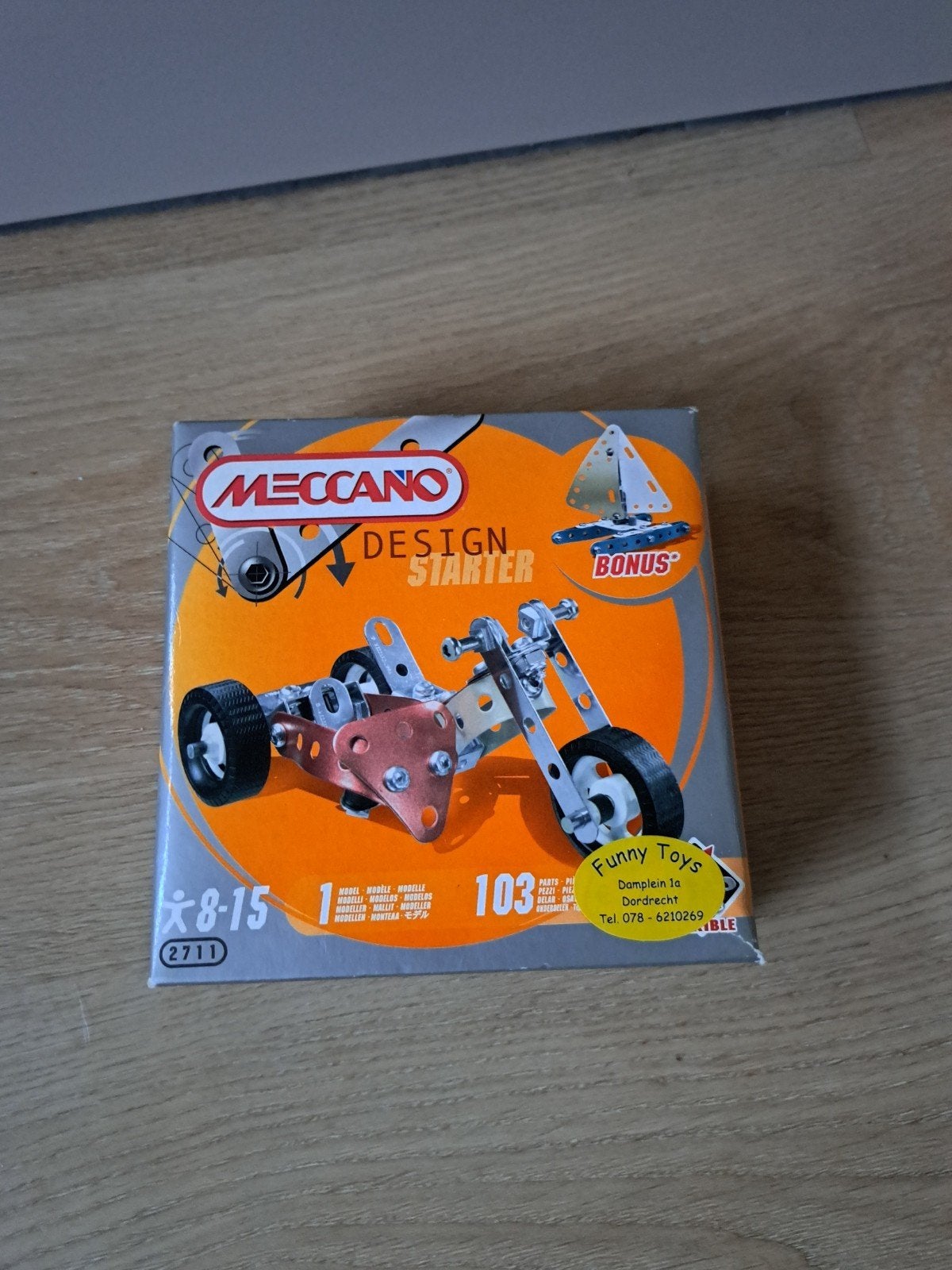 Meccano Design Starter (2711) - 103-delig SPLINTERNIEUW, Ophalen of Verzenden, Nieuw