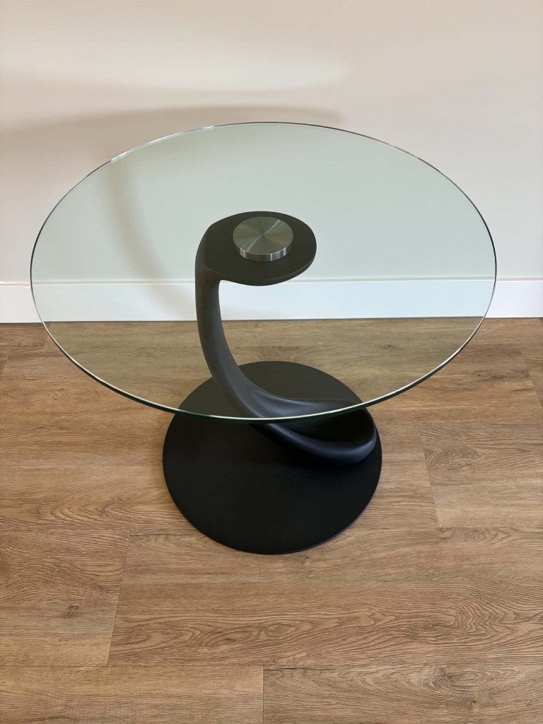 NIEUW - Zeldzaam Fiam Italia bijzettafel Design, 45 tot 60 cm, Minder dan 55 cm, Design, Rond