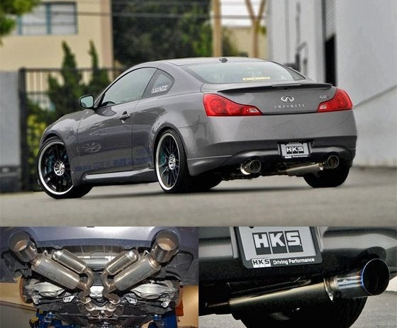 HKS Dual Hi-Power catback uitlaatsysteem - Infiniti G37, Ophalen of Verzenden