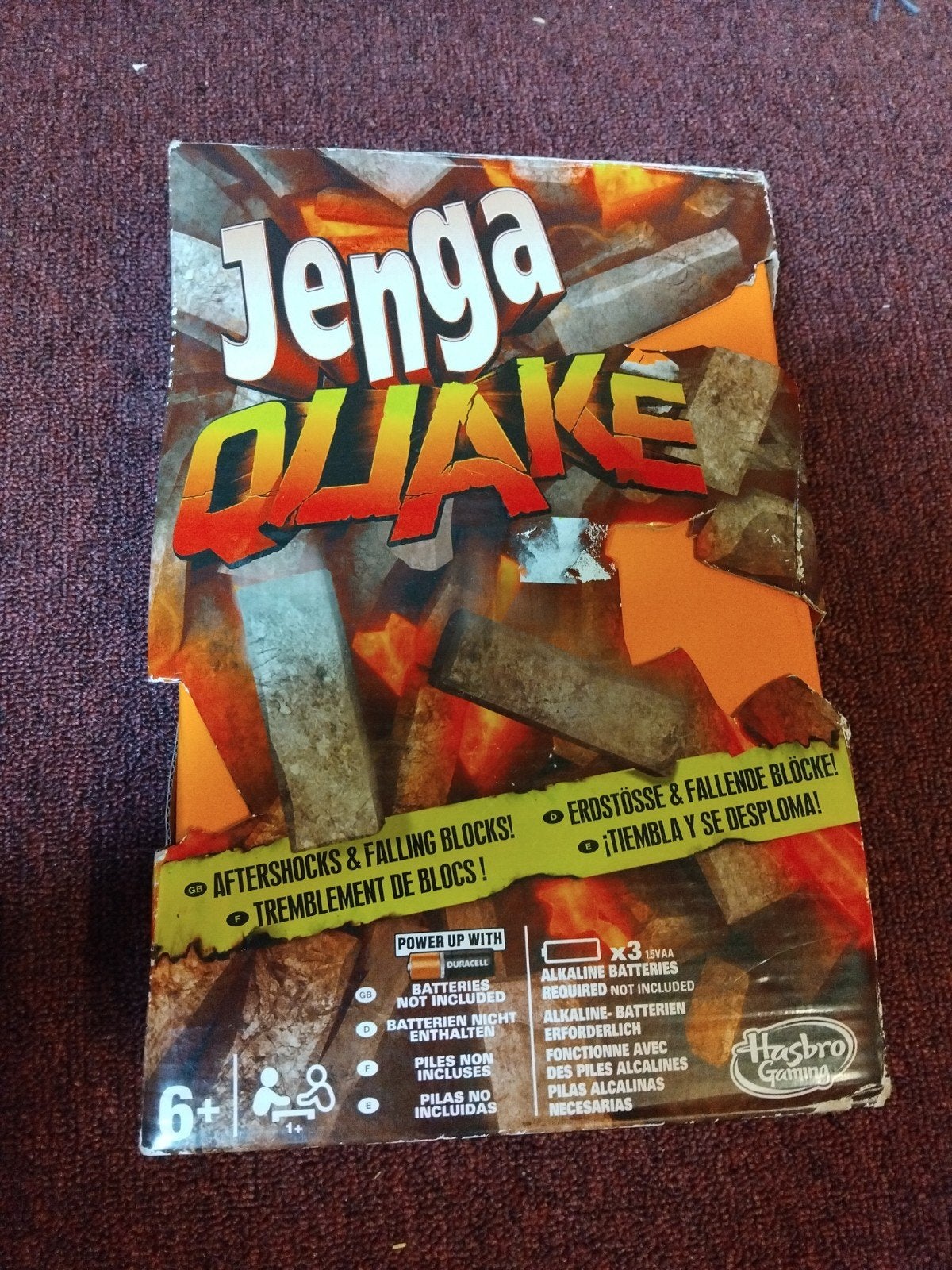 Jenga Quake - Spannend Stapelspel van Hasbro Gaming, Ophalen, Gebruikt, Jongen of Meisje