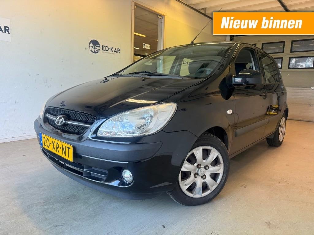 Hyundai GETZ 1.4i Active Cool 5DRS AUT AIRCO NAP APK 12-2026, 4 cilinders, Zwart, Origineel Nederlands, Getz