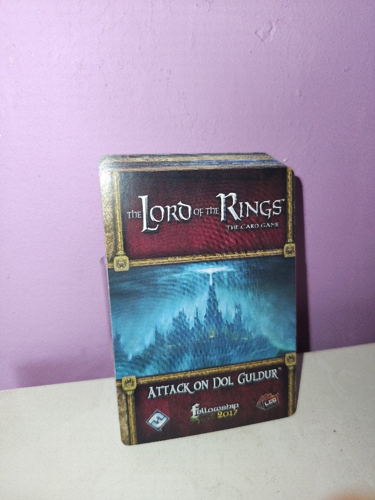 Lord of the rings LCG - Attack on Dol Guldur, Vijf spelers of meer, Ophalen of Verzenden, Zo goed als nieuw, Fantasy Flight Games