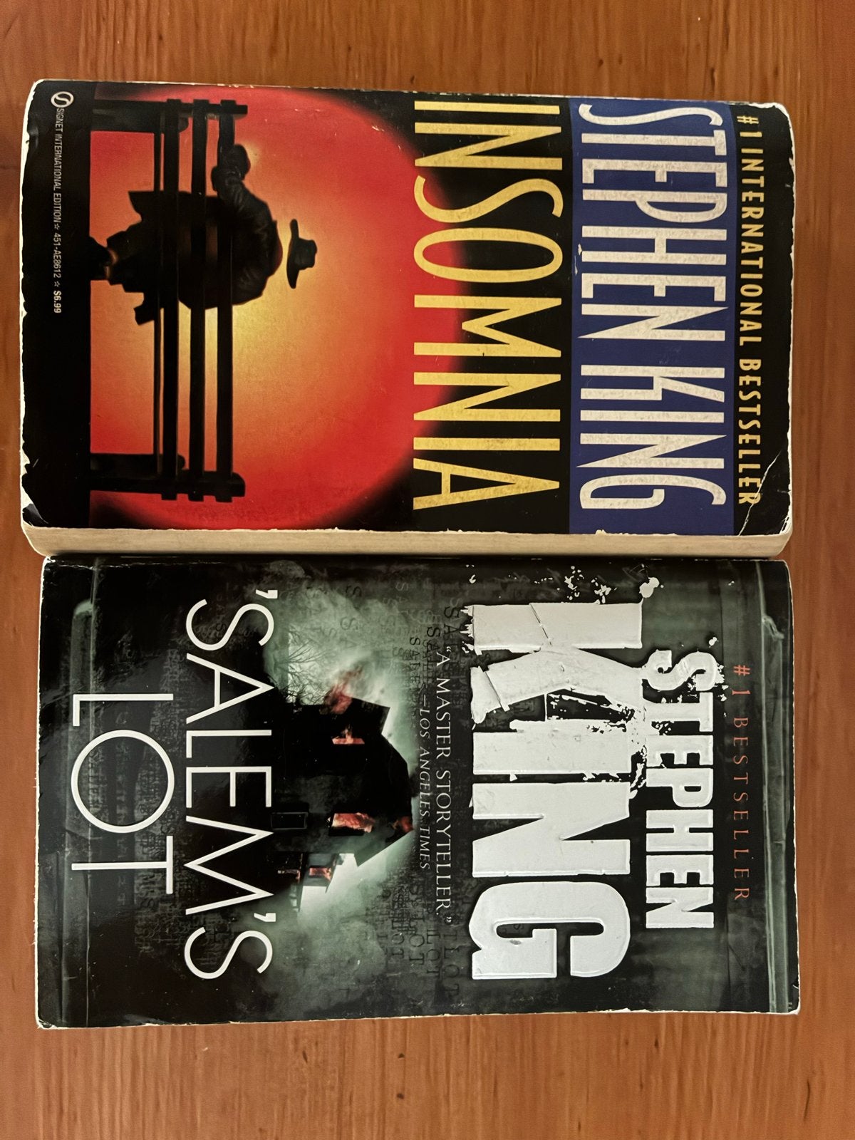 Stephen King Boeken: Insomnia & Salem's Lot (Engels), Boeken, Ophalen of Verzenden, Gelezen