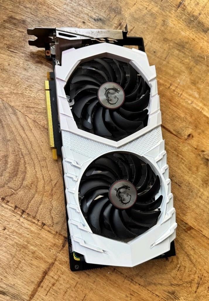 MSI GeForce GTX 1070 GAMING X 8G - Wit, Computers en Software, Videokaarten, Ophalen, PCI-Express 3, Gebruikt, HDMI