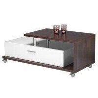 LIVARNO Salontafel met opbergruimte en wieltjes, Ophalen, 50 – 75, Nieuw, Modern