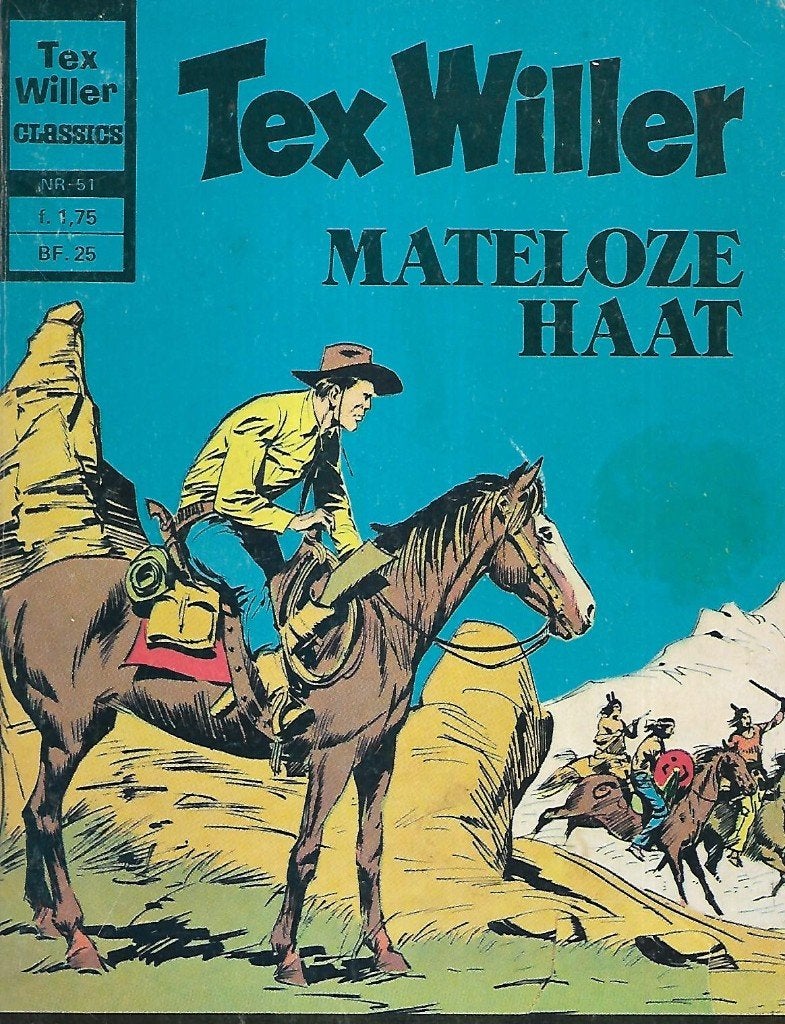 Tex Willer - Nr.51: Mateloze haat, Boeken, Eén stripboek, Ophalen of Verzenden, Gelezen