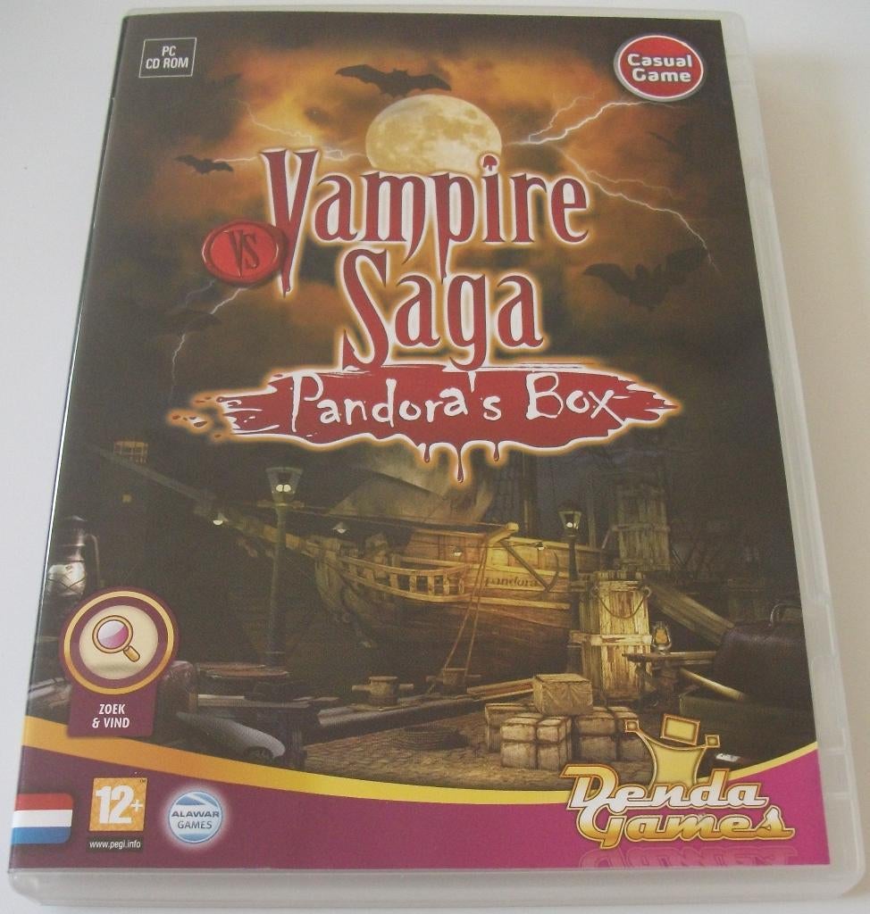 PC Game *** VAMPIRE SAGA 1 *** Pandora's Box, Puzzel en Educatief, 1 speler, Ophalen of Verzenden, Zo goed als nieuw