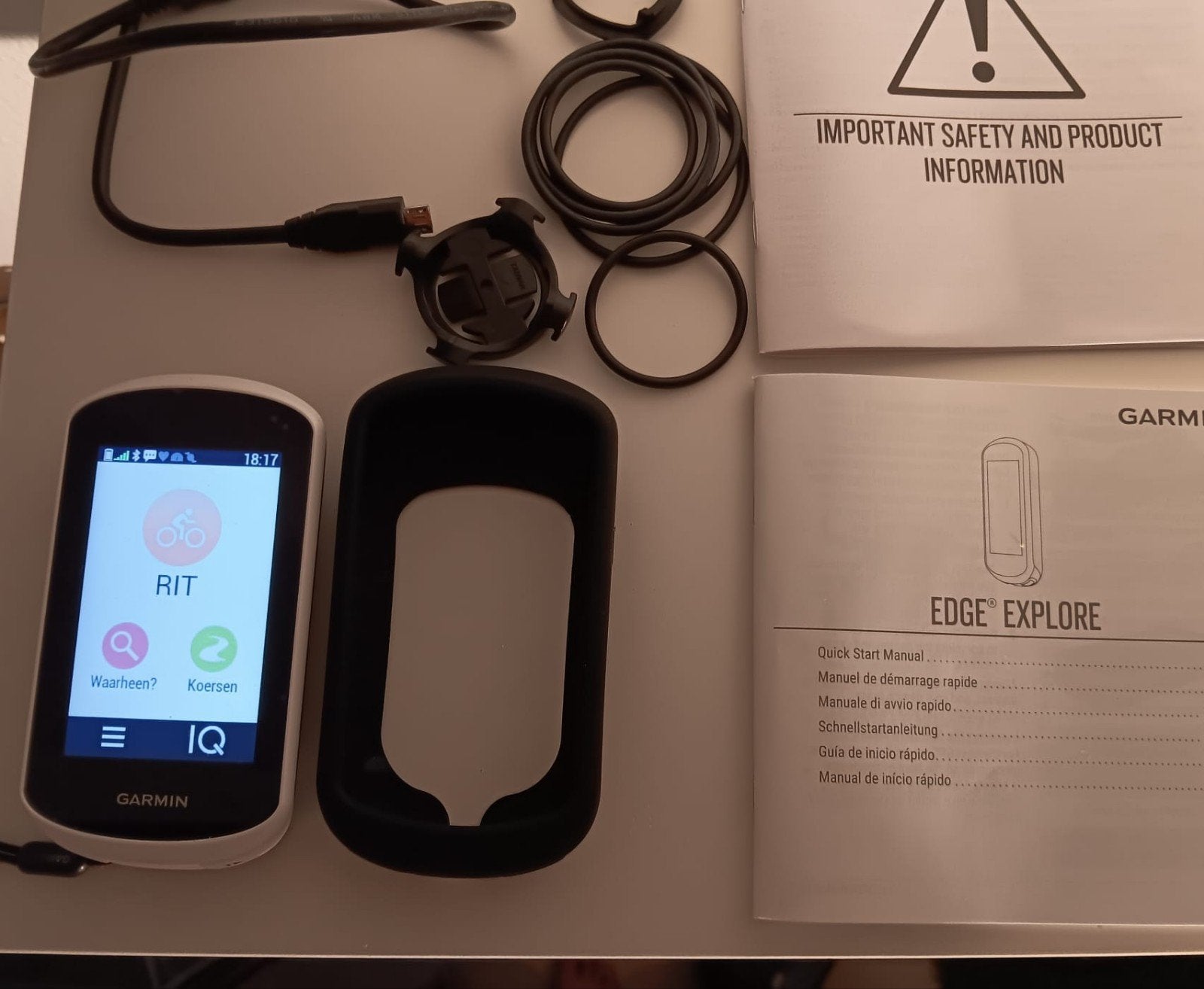 Garmin edge explore, Ophalen, Zo goed als nieuw