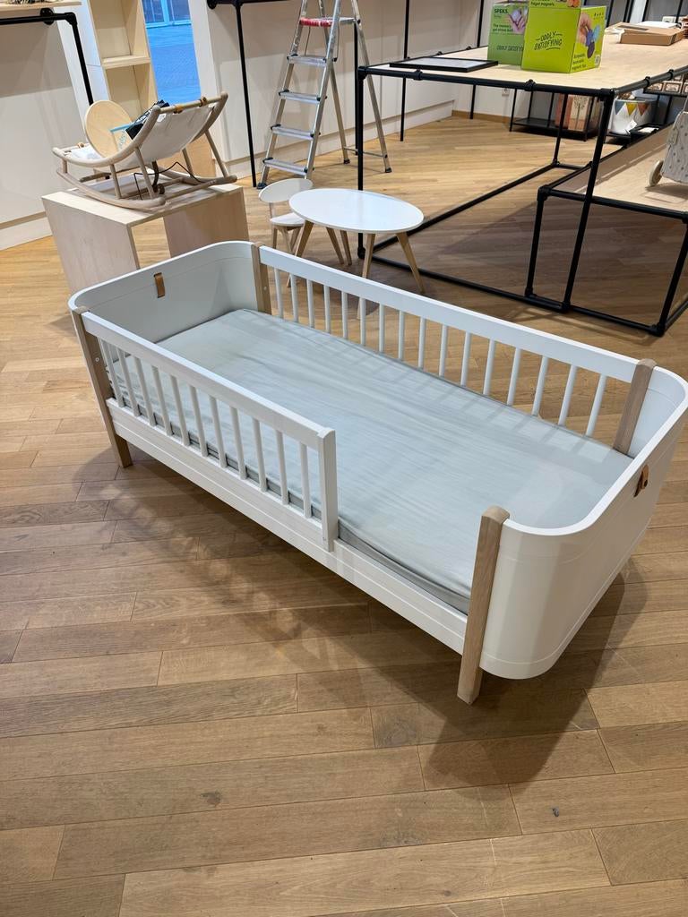 Oliver Furniture Mini+ junior bed 68x162cm wit-eik, Ophalen, Zo goed als nieuw