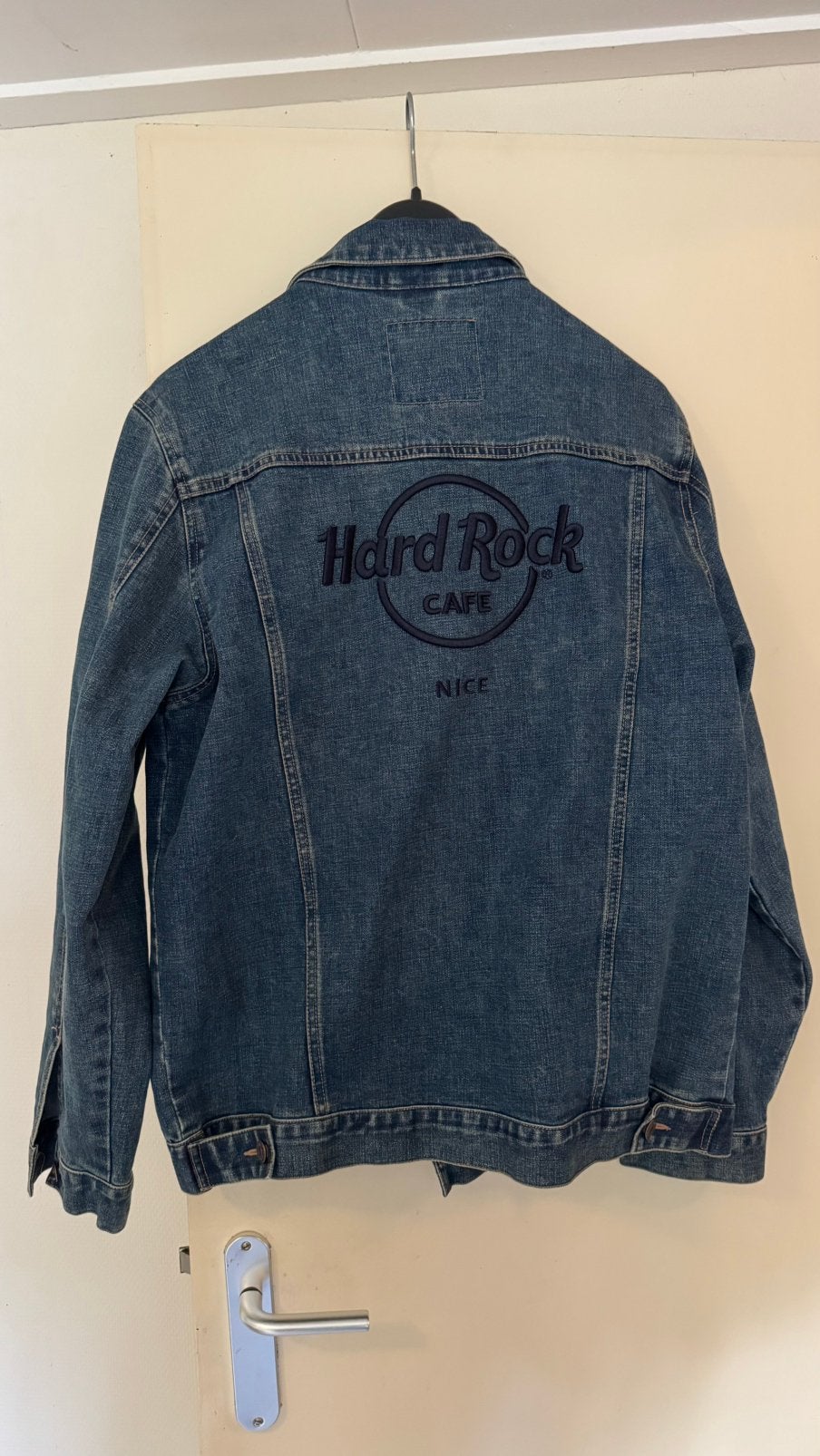 Spijkerjasje Hard Rock Cafe Nice XL, Ophalen of Verzenden, Zo goed als nieuw, Maat 46/48 (XL) of groter, Blauw