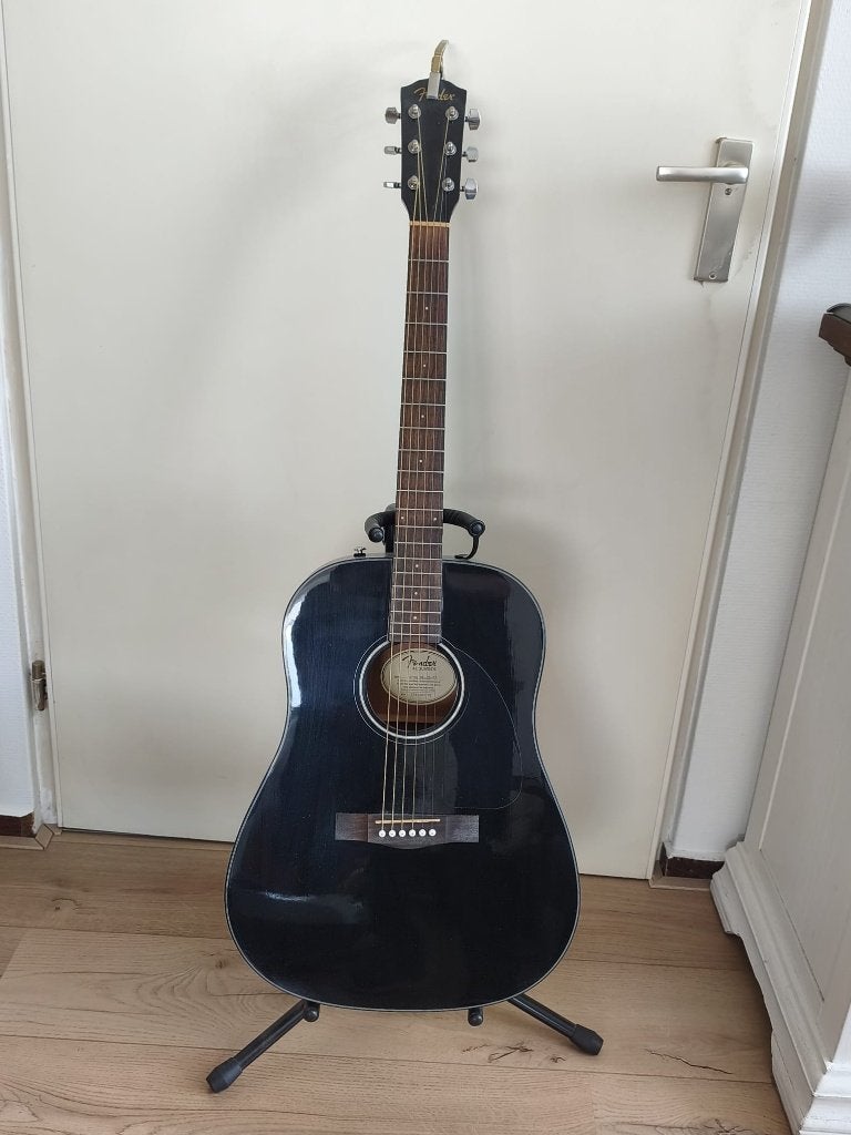 Akoestische Fender Gitaar incl. capo, Ophalen, Zo goed als nieuw, Klassieke of Spaanse gitaar