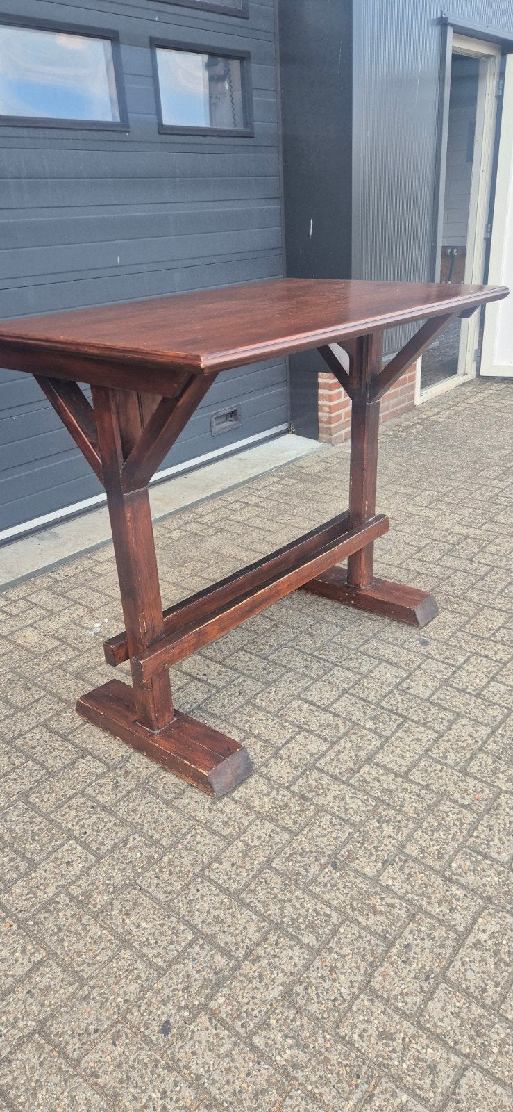 statafel bartafel mancave thuisbar horeca, Ophalen, Gebruikt, Geen, Geen