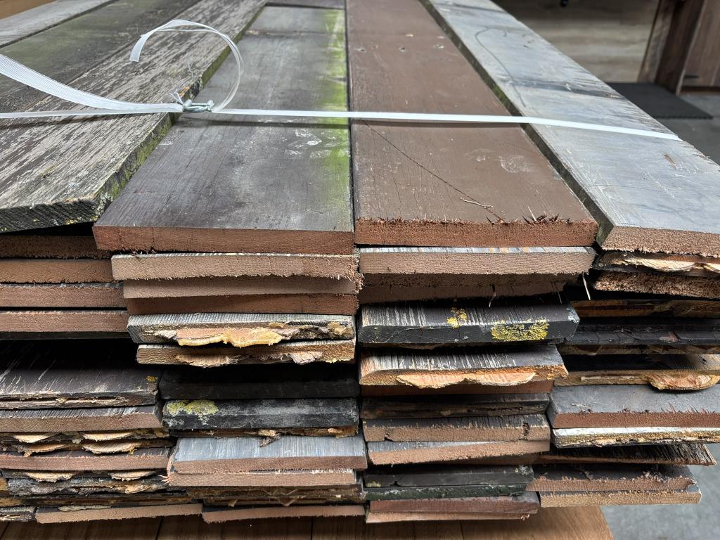 Red ceder gebruikte gevelbekleding wandhout met fsc, Ophalen of Verzenden, Gebruikt, Plank
