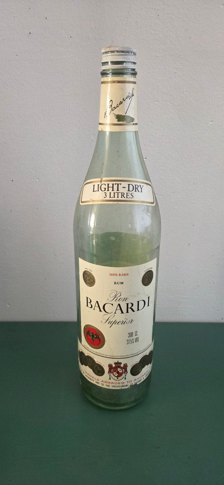 Lege 3 liter Bacardi fles - Voor de verzamelaar, Ophalen, Gebruikt
