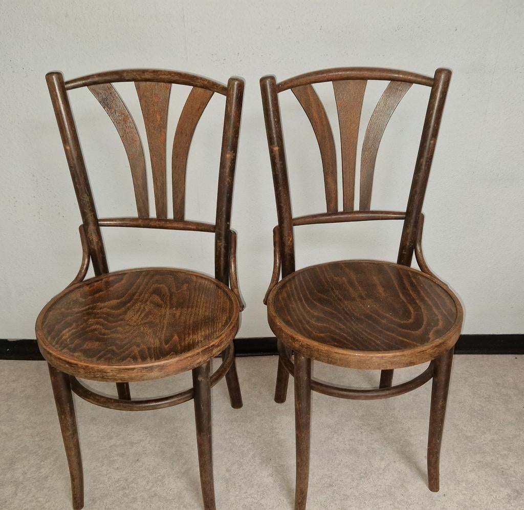 Twee Thonet stoelen, Antiek en Kunst, Ophalen