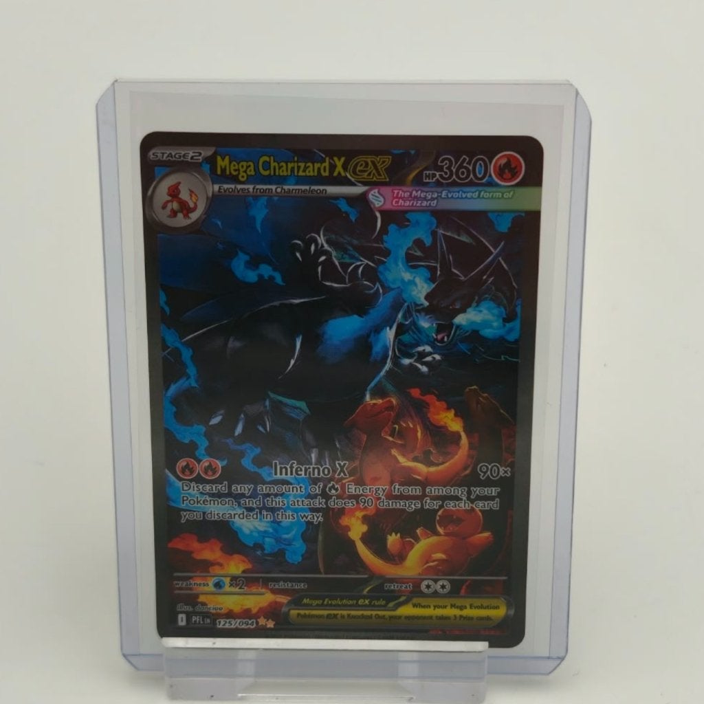 Mega Charizard X EX 125 Pokémon Kaart - Phantasmal Flames NM, Zo goed als nieuw