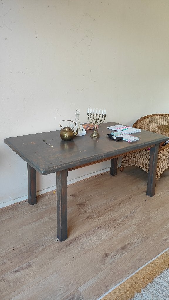 Eettafel, Huis en Inrichting, Tafels | Eettafels, Ophalen, Gebruikt, 100 tot 150 cm, 50 tot 100 cm