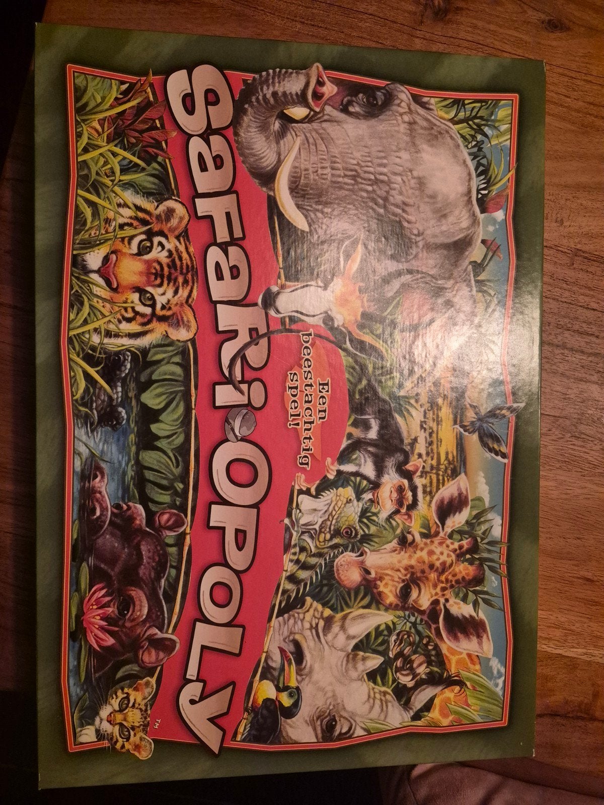Safari Opoly Bordspel - Een beestachtig spel!, Drie of vier spelers, Ophalen of Verzenden, Gebruikt, Onbekend