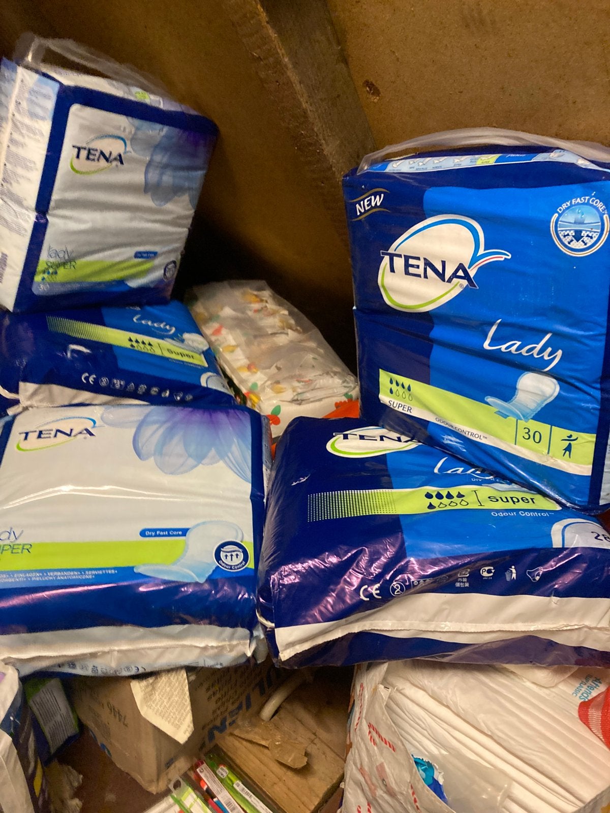 Tena lady super inleg verbandjes, Diversen, Ophalen