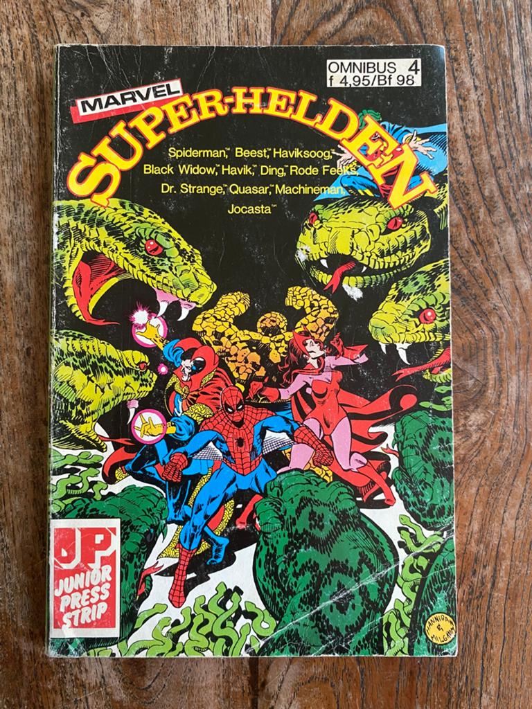 Marvel Super-Helden nr 27 , spiderman etc , (Junior Press), Boeken, Strips | Comics, Eén comic, Ophalen of Verzenden, Gelezen