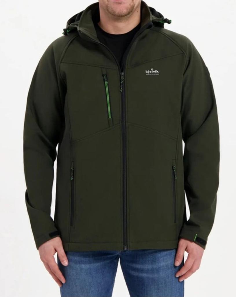 Kjelvik sportieve softshell heren jas, Ophalen of Verzenden, Zo goed als nieuw, Overige maten, Blauw