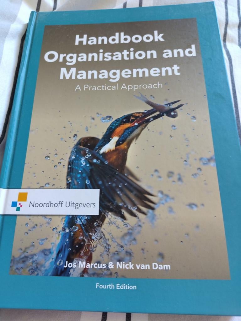 Nick van Dam - Handbook Organisation and management, Sociale wetenschap, Ophalen of Verzenden, Zo goed als nieuw, Nick van Dam; Jos Marcus